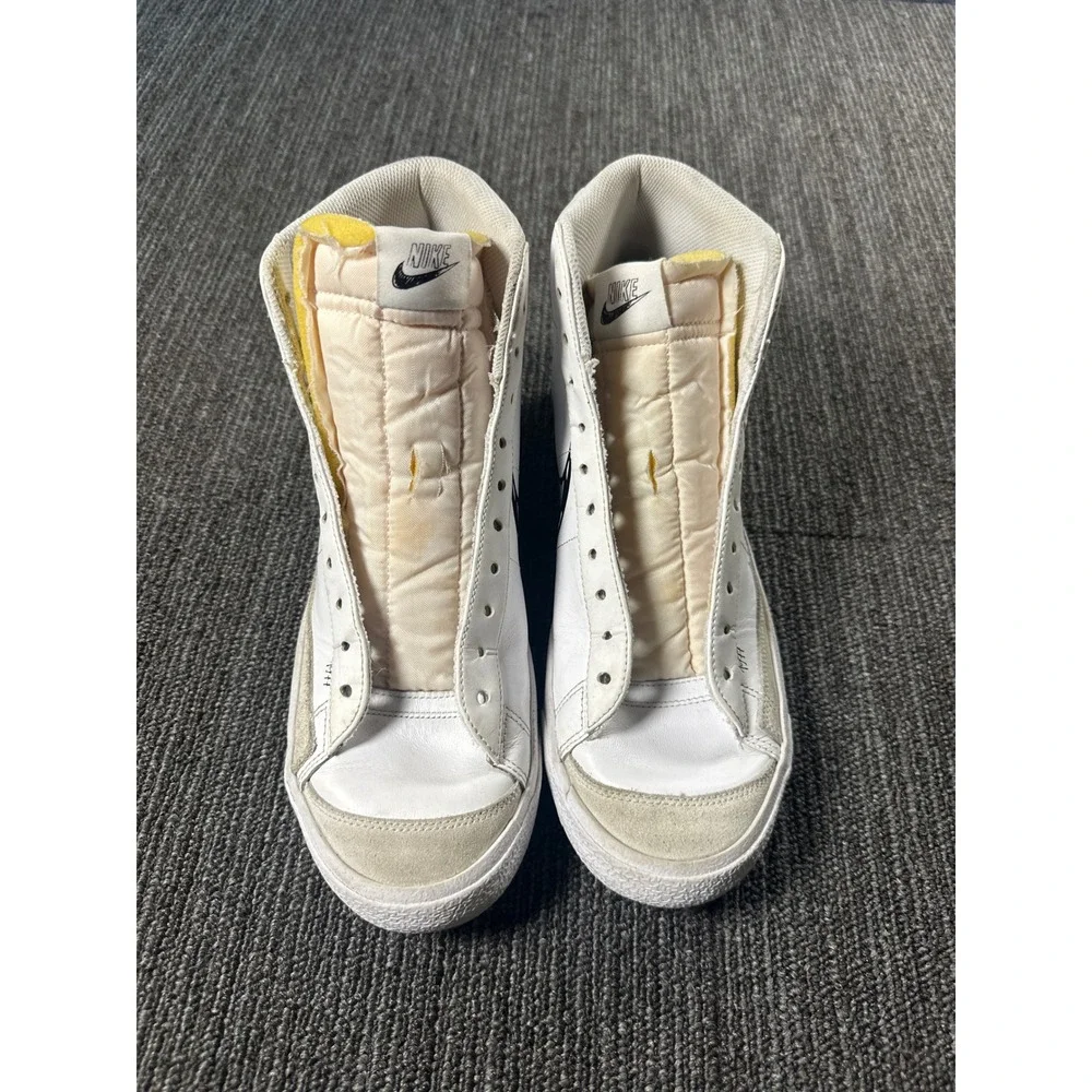 Nike Blazer Mid 77 Sketch White Black Mens Size 10 CW7580-101 High Top Sneakers